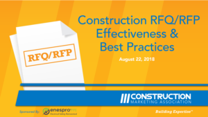 Enespro RFQ/RFP Survey Results